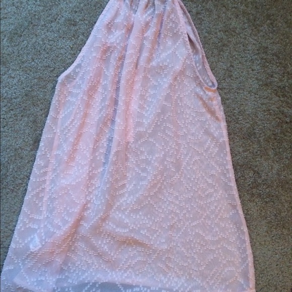 Charming charlie pink halter flowy top - Picture 4 of 5